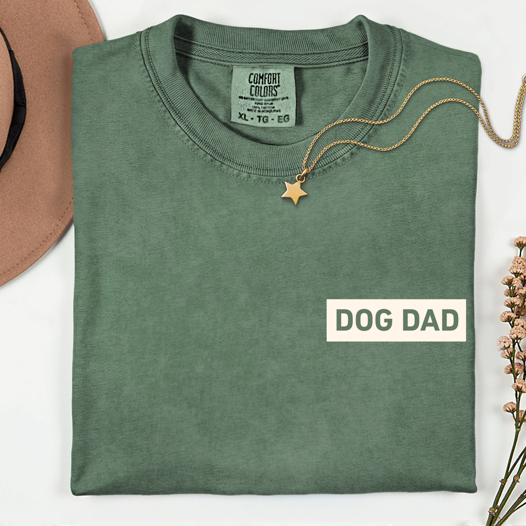 dog dad box tshirt - The Happy Floof