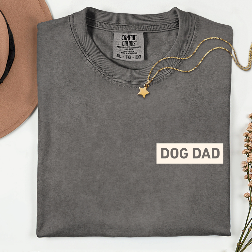 dog dad box tshirt - The Happy Floof